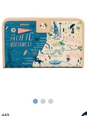 NWT Spartina 449 Pacific Northwest Snap Wallet